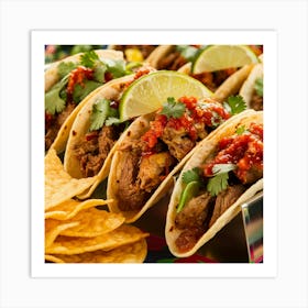 Mexican Tacos 2 Art Print