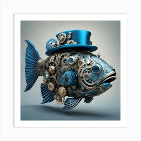 Handsome fish Art Print