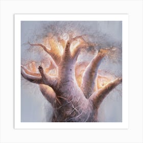 Baobab Tree Art Print