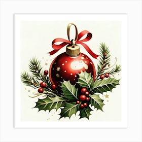 Christmas Ornament Art Print