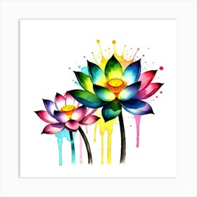 Lotus Flower 109 Art Print