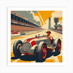 Racing Car Art Print