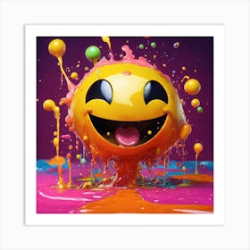 Smiley Face Art Print