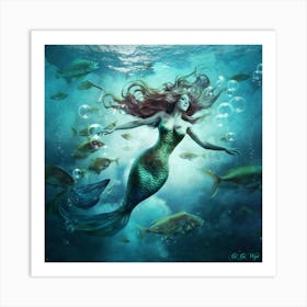 Mermaid 37 Art Print