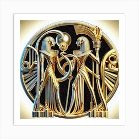 Egyptian Art Deco 7 Art Print