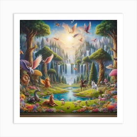 Fairytale Forest Art Print