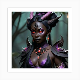 Demon Woman Art Print