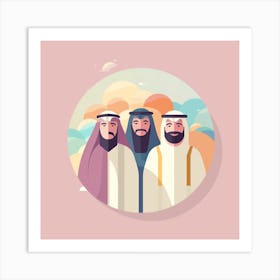 Arabic Men 1 Art Print