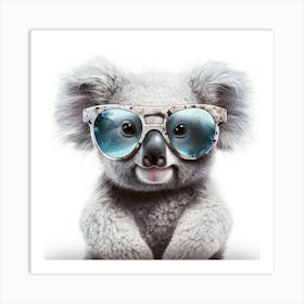 Koala In Sunglasses Art Print