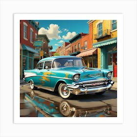 Chevrolet Bel Air 1 Art Print