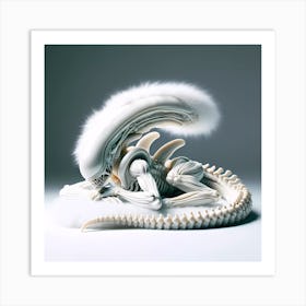 Alien Sleeping 12 Art Print