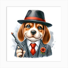 OGD- Original Gangster Dog~ Reimagined 1 Art Print