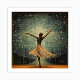 Dancer In The Stars Art Print