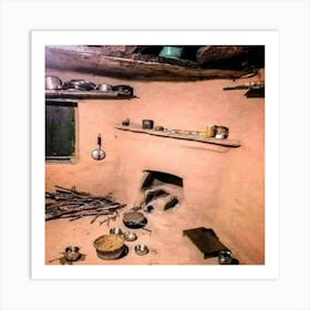 Adobe Kitchen Art Print