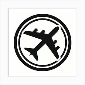 Airplane In A Circle Art Print