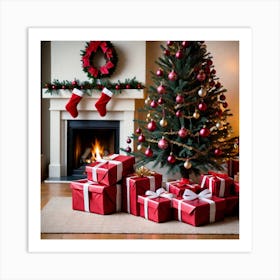 Christmas Presents 5 Art Print