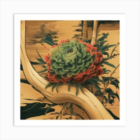 Japanese Flower Art Print