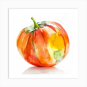 Watercolor Tomato Art Print