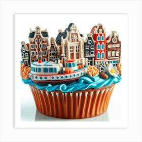 Amsterdam Cupcake Art Print