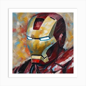 Iron Man Figure Art Print
