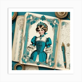 Victorian Girl 3 Art Print