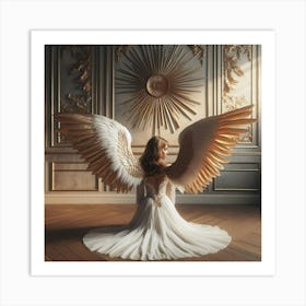 Angel Wings 40 Art Print