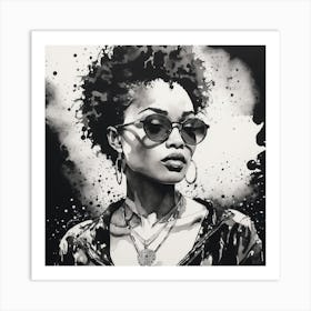 Afro Girl 1 Art Print