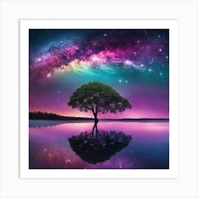 Tree In The Sky Art Print