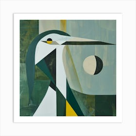 Heron 6 Art Print