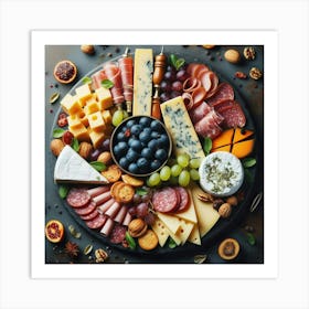 Cheese Platter 6 Art Print