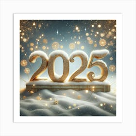 2025 new year Affiche