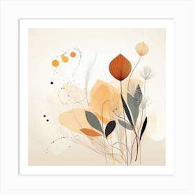 Abstract Floral Design Art Print