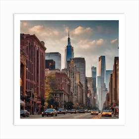 New York City Skyline Art Print