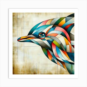 Abstract Bird Art Print