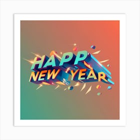 Happy New Year 1 Art Print