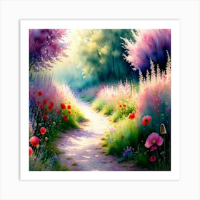 Path In The Woods 4 Art Print