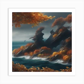 Autumn Forest 11 Art Print