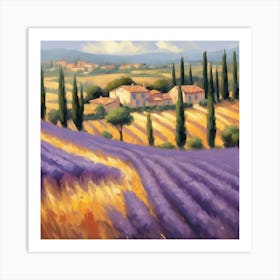 Provencal Tranquility Impressionist Masterpiece Of Southern France (5) Art Print