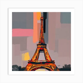 Paris Eiffel Tower 8 Art Print