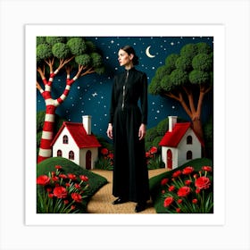 Night In The Garden Art Print