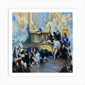 Louvre Painting Art Print