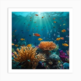 Coral Reef Art Print