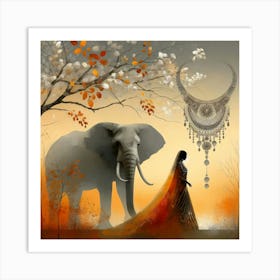 Exotic Beauty Artwork 37 Art Print