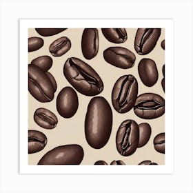 Coffee Beans 14 Art Print