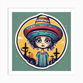 Mexican Girl 26 Art Print