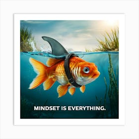 Mindset Is Everything 1 Art Print