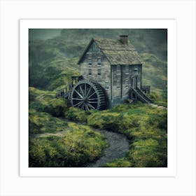 Watermill 4 Art Print