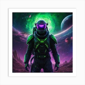 Space Explorer Art Print