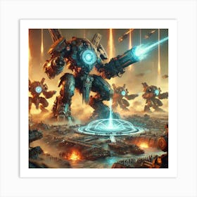 Elemental War Machines Role Converted Art Print