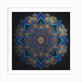 Geometric Flow Art Print